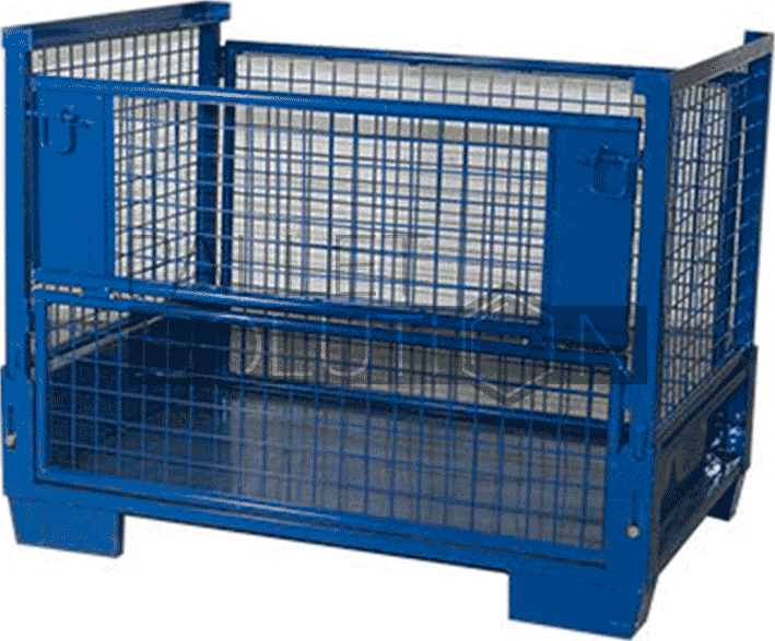 Összecsukható Gitterbox Összecsukható Gitterbox - Gitterbox - fém raklap - Pallet Solution Kft.